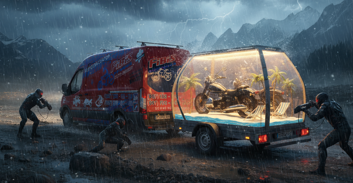 Спеціалізований фургон MotoEvakuator